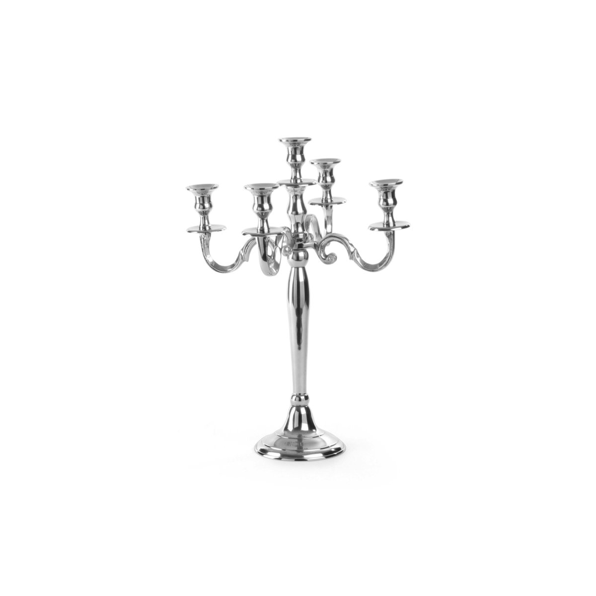 Kandelaar zilver 35cm