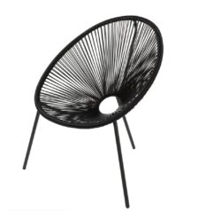 Loungezetel Jessie zwart