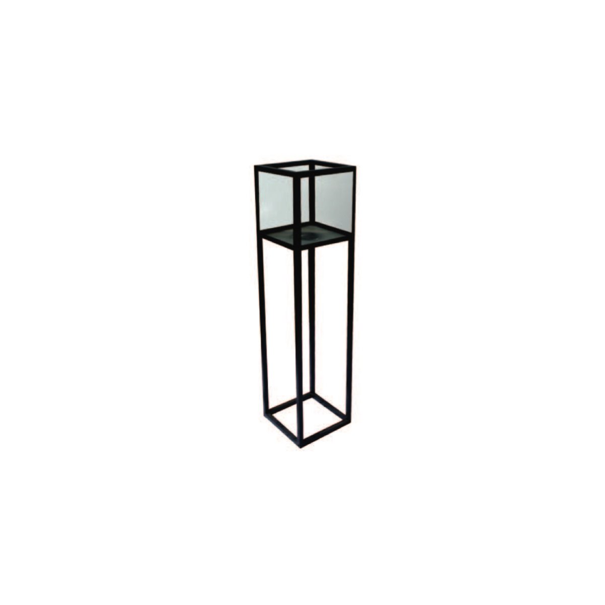 Pedestal glazen box small