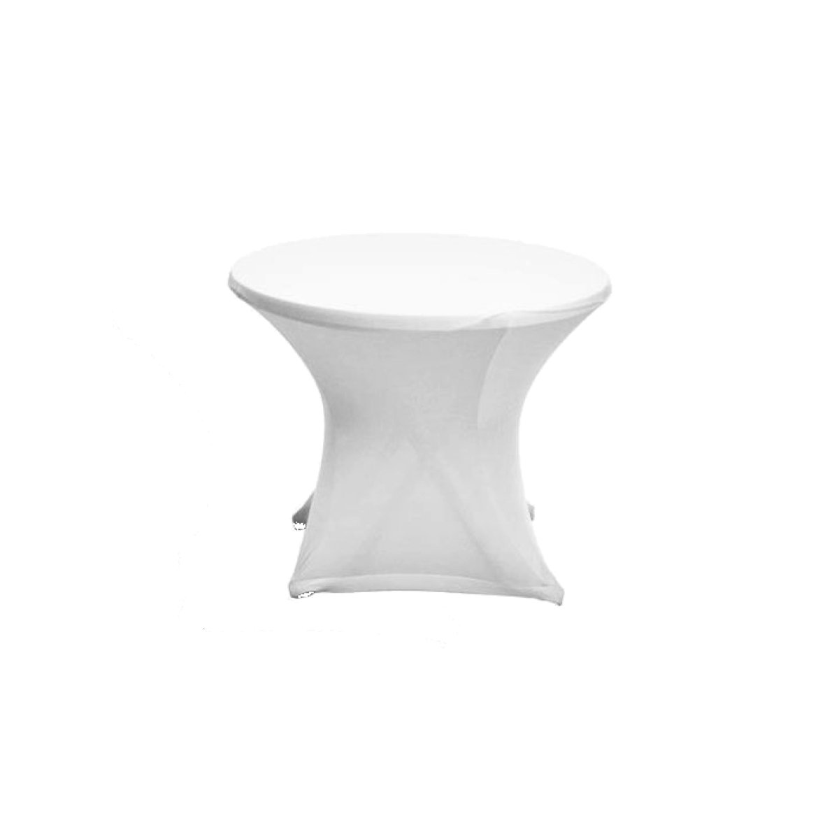 Terrastafelhoes stretch incl. napperon, wit