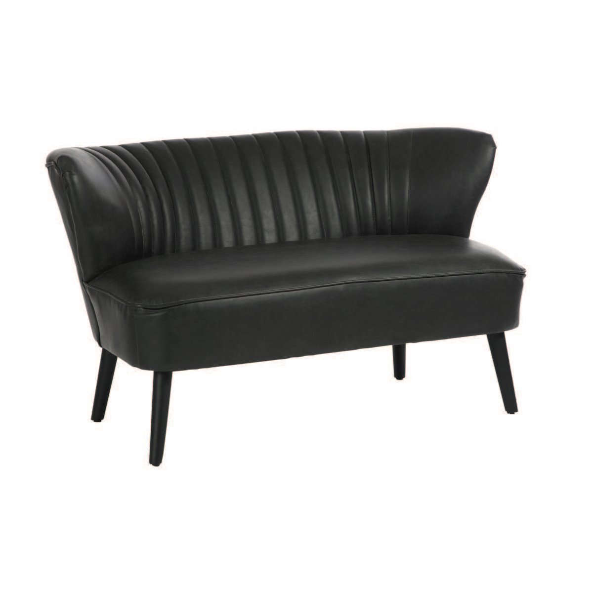 Vintage sofa zwart