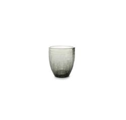 Waterglas Crackle fumé