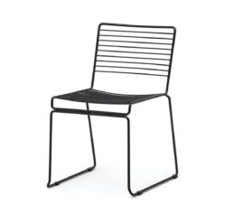 Wire chair black